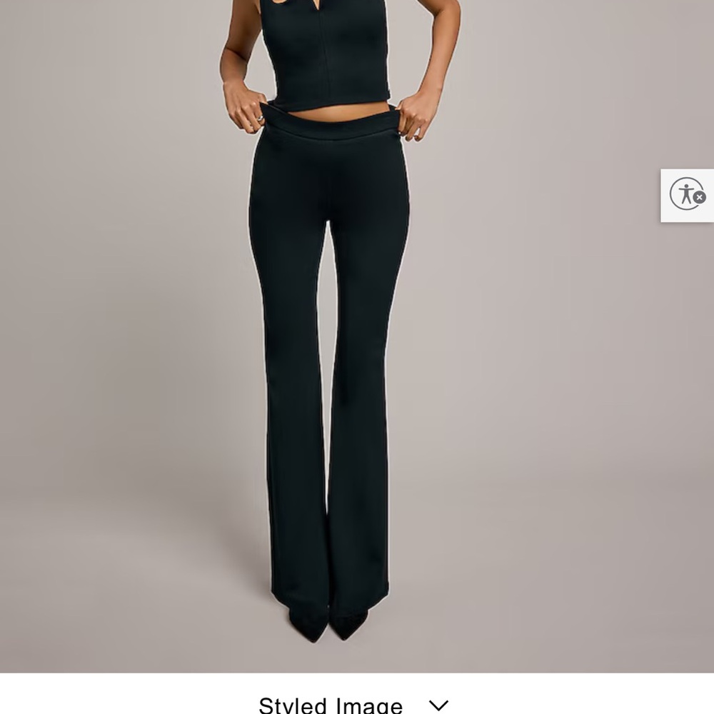 Express Black Columnist Boot High Rise Pant